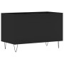 Mueble para discos madera contrachapada negro 74,5x38x48 cm de vidaXL, Almacenamiento para CD y DVD - Ref: Foro24-831725, Pre...