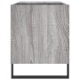 Mueble de discos madera de ingeniería gris Sonoma 85x38x48 cm de vidaXL, Almacenamiento para CD y DVD - Ref: Foro24-831714, P...