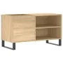 Mueble de discos madera de ingeniería roble Sonoma 85x38x48 cm de vidaXL, Almacenamiento para CD y DVD - Ref: Foro24-831711, ...