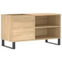 Mueble de discos madera de ingeniería roble Sonoma 85x38x48 cm de vidaXL, Almacenamiento para CD y DVD - Ref: Foro24-831711, ...