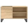 Mueble de discos madera de ingeniería roble Sonoma 85x38x48 cm de vidaXL, Almacenamiento para CD y DVD - Ref: Foro24-831711, ...