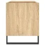 Mueble de discos madera de ingeniería roble Sonoma 85x38x48 cm de vidaXL, Almacenamiento para CD y DVD - Ref: Foro24-831711, ...