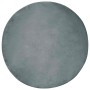 Alfombra de Piel Sintética de Conejo Olite Antracita Ø 120 cm en Alfombras | Comprar online en Foru.es