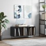 Mueble para discos madera contrachapada negro 100x38x48 cm de vidaXL, Almacenamiento para CD y DVD - Ref: Foro24-831749, Prec...