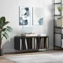 Mueble para discos madera contrachapada negro 100x38x48 cm de vidaXL, Almacenamiento para CD y DVD - Ref: Foro24-831749, Prec...