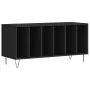 Mueble para discos madera contrachapada negro 100x38x48 cm de vidaXL, Almacenamiento para CD y DVD - Ref: Foro24-831749, Prec...