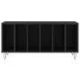 Mueble para discos madera contrachapada negro 100x38x48 cm de vidaXL, Almacenamiento para CD y DVD - Ref: Foro24-831749, Prec...