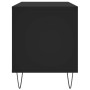 Mueble para discos madera contrachapada negro 100x38x48 cm de vidaXL, Almacenamiento para CD y DVD - Ref: Foro24-831749, Prec...