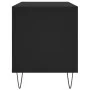 Mueble para discos madera contrachapada negro 100x38x48 cm de vidaXL, Almacenamiento para CD y DVD - Ref: Foro24-831749, Prec...
