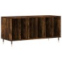 Mueble discos madera contrachapada roble ahumado 100x38x48 cm de vidaXL, Almacenamiento para CD y DVD - Ref: Foro24-831745, P...