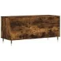 Scheibenschrank aus geräuchertem Eichensperrholz, 100 x 38 x 48 cm von vidaXL, CD- und DVD-Speicher - Ref: Foro24-831745, Pre...