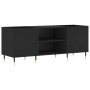 Mueble para discos madera contrachapada negro 121x38x48 cm de vidaXL, Almacenamiento para CD y DVD - Ref: Foro24-831669, Prec...