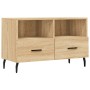 Mueble para TV madera contrachapada roble ahumado 80x36x50 cm de vidaXL, Muebles TV - Ref: Foro24-828991, Precio: 67,59 €, De...