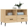 Mueble para TV madera contrachapada roble ahumado 80x36x50 cm de vidaXL, Muebles TV - Ref: Foro24-828991, Precio: 67,59 €, De...