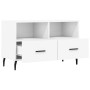 Mueble para TV madera contrachapada blanco 80x36x50 cm de vidaXL, Muebles TV - Ref: Foro24-828988, Precio: 67,28 €, Descuento: %