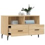 Mueble para TV madera contrachapada roble ahumado 80x36x50 cm de vidaXL, Muebles TV - Ref: Foro24-828991, Precio: 67,59 €, De...