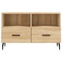 Mueble para TV madera contrachapada roble ahumado 80x36x50 cm de vidaXL, Muebles TV - Ref: Foro24-828991, Precio: 67,59 €, De...