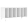 Mueble para discos madera contrachapada blanco 100x38x48 cm de vidaXL, Almacenamiento para CD y DVD - Ref: Foro24-831748, Pre...