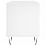 Mueble para discos madera contrachapada blanco 100x38x48 cm de vidaXL, Almacenamiento para CD y DVD - Ref: Foro24-831748, Pre...