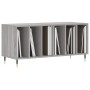 Mueble para discos madera contrachapada gris Sonoma 100x38x48cm de vidaXL, Almacenamiento para CD y DVD - Ref: Foro24-831746,...