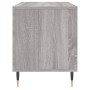 Mueble para discos madera contrachapada gris Sonoma 100x38x48cm de vidaXL, Almacenamiento para CD y DVD - Ref: Foro24-831746,...