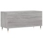 Mueble para discos madera contrachapada gris Sonoma 100x38x48cm de vidaXL, Almacenamiento para CD y DVD - Ref: Foro24-831746,...