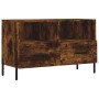 Mueble para TV madera contrachapada roble ahumado 80x36x50 cm de vidaXL, Muebles TV - Ref: Foro24-828985, Precio: 58,62 €, De...