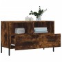 Mueble para TV madera contrachapada roble ahumado 80x36x50 cm de vidaXL, Muebles TV - Ref: Foro24-828985, Precio: 58,62 €, De...