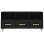 Mueble de TV madera de ingeniería negro 102x36x50 cm de vidaXL, Muebles TV - Ref: Foro24-829013, Precio: 80,30 €, Descuento: %