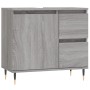Armario de baño madera contrachapada gris Sonoma 65x33x60 cm de vidaXL, Tocadores de baño - Ref: Foro24-831602, Precio: 60,60...