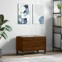 Brown oak plywood disc cabinet 74.5x38x48 cm by vidaXL, CD and DVD storage - Ref: Foro24-831739, Price: 43,35 €, Discount: %