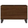 Brown oak plywood disc cabinet 74.5x38x48 cm by vidaXL, CD and DVD storage - Ref: Foro24-831739, Price: 43,35 €, Discount: %