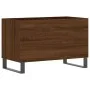 Brown oak plywood disc cabinet 74.5x38x48 cm by vidaXL, CD and DVD storage - Ref: Foro24-831739, Price: 43,35 €, Discount: %