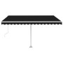 Toldo de pie automático gris antracita 450x300 cm en Toldos | Comprar online en Foru.es