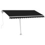 Toldo de pie automático gris antracita 450x300 cm en Toldos | Comprar online en Foru.es
