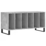 Sperrholz Scheibenmöbel grauer Beton 100x38x48 cm von vidaXL, CD- und DVD-Speicher - Ref: Foro24-831760, Preis: 74,08 €, Raba...