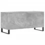 Sperrholz Scheibenmöbel grauer Beton 100x38x48 cm von vidaXL, CD- und DVD-Speicher - Ref: Foro24-831760, Preis: 74,08 €, Raba...