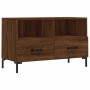 Mueble para TV madera contrachapada roble marrón 80x36x50 cm de vidaXL, Muebles TV - Ref: Foro24-828979, Precio: 69,66 €, Des...