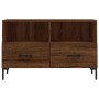 Mueble para TV madera contrachapada roble marrón 80x36x50 cm de vidaXL, Muebles TV - Ref: Foro24-828979, Precio: 69,66 €, Des...