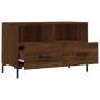 Mueble para TV madera contrachapada roble marrón 80x36x50 cm de vidaXL, Muebles TV - Ref: Foro24-828979, Precio: 69,66 €, Des...