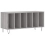 Mueble para discos madera contrachapada gris Sonoma 100x38x48cm de vidaXL, Almacenamiento para CD y DVD - Ref: Foro24-831754,...