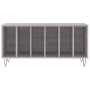 Mueble para discos madera contrachapada gris Sonoma 100x38x48cm de vidaXL, Almacenamiento para CD y DVD - Ref: Foro24-831754,...