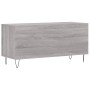 Mueble para discos madera contrachapada gris Sonoma 100x38x48cm de vidaXL, Almacenamiento para CD y DVD - Ref: Foro24-831754,...