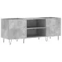 Plattenschrank aus betongrauem Sperrholz, 121 x 38 x 48 cm von vidaXL, CD- und DVD-Speicher - Ref: Foro24-831680, Preis: 72,0...
