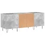 Plattenschrank aus betongrauem Sperrholz, 121 x 38 x 48 cm von vidaXL, CD- und DVD-Speicher - Ref: Foro24-831680, Preis: 72,0...