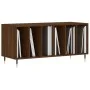 Mueble discos madera contrachapada roble marrón 100x38x48 cm de vidaXL, Almacenamiento para CD y DVD - Ref: Foro24-831747, Pr...