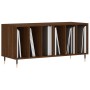 Mueble discos madera contrachapada roble marrón 100x38x48 cm de vidaXL, Almacenamiento para CD y DVD - Ref: Foro24-831747, Pr...