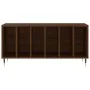 Mueble discos madera contrachapada roble marrón 100x38x48 cm de vidaXL, Almacenamiento para CD y DVD - Ref: Foro24-831747, Pr...