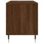 Mueble discos madera contrachapada roble marrón 100x38x48 cm de vidaXL, Almacenamiento para CD y DVD - Ref: Foro24-831747, Pr...