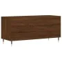 Mueble discos madera contrachapada roble marrón 100x38x48 cm de vidaXL, Almacenamiento para CD y DVD - Ref: Foro24-831747, Pr...